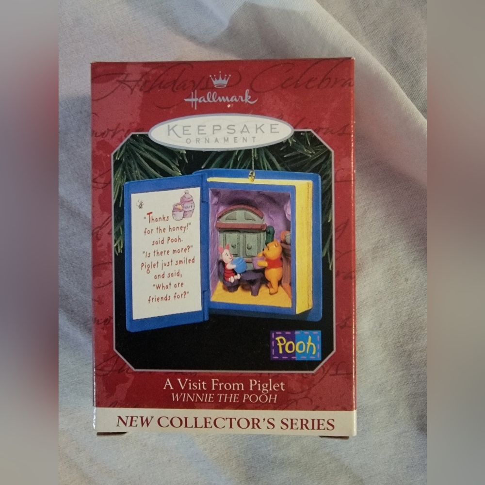 Vtg Hallmark Keepsake Ornament - Winnie the Pooh and Piglet
